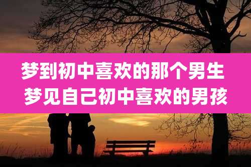 梦到初中喜欢的那个男生 梦见自己初中喜欢的男孩