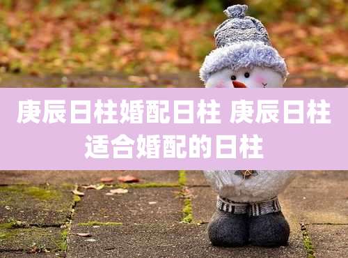 庚辰日柱婚配日柱 庚辰日柱适合婚配的日柱