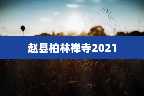 赵县柏林禅寺2021