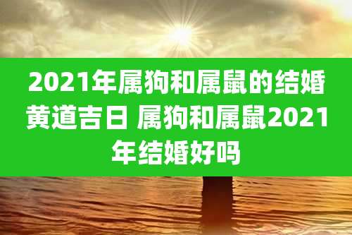 2021年属狗和属鼠的结婚黄道吉日 属狗和属鼠2021年结婚好吗