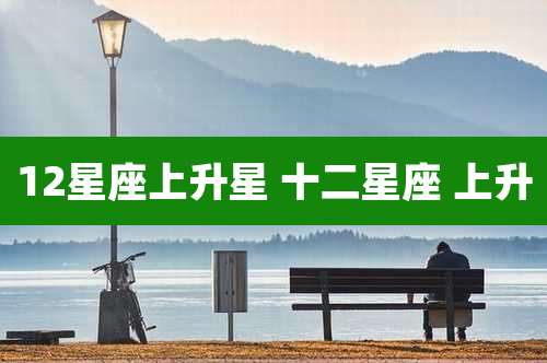 12星座上升星 十二星座 上升