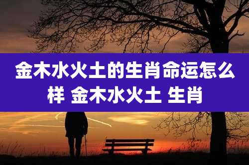 金木水火土的生肖命运怎么样 金木水火土 生肖