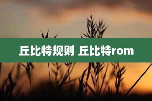 丘比特规则 丘比特rom