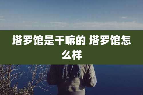 塔罗馆是干嘛的 塔罗馆怎么样