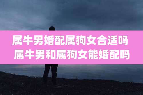 属牛男婚配属狗女合适吗 属牛男和属狗女能婚配吗