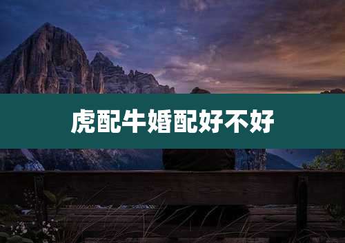 虎配牛婚配好不好