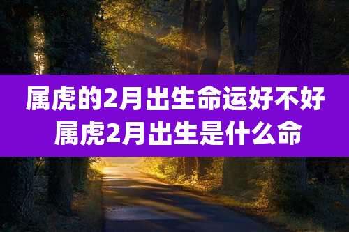 属虎的2月出生命运好不好 属虎2月出生是什么命