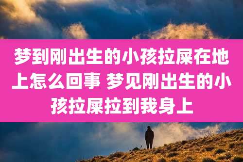 梦到刚出生的小孩拉屎在地上怎么回事 梦见刚出生的小孩拉屎拉到我身上