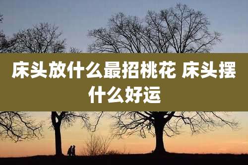 床头放什么最招桃花 床头摆什么好运