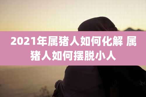 2021年属猪人如何化解 属猪人如何摆脱小人