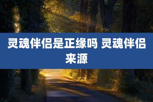 灵魂伴侣是正缘吗 灵魂伴侣来源