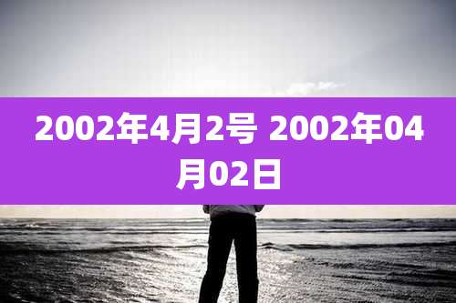2002年4月2号 2002年04月02日
