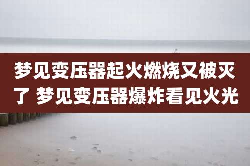 梦见变压器起火燃烧又被灭了 梦见变压器爆炸看见火光