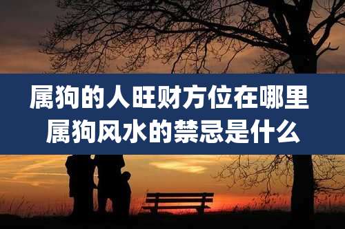 属狗的人旺财方位在哪里 属狗风水的禁忌是什么