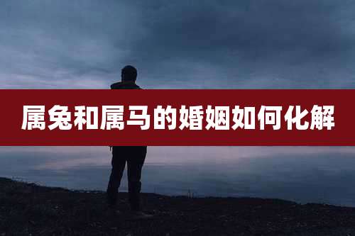 属兔和属马的婚姻如何化解