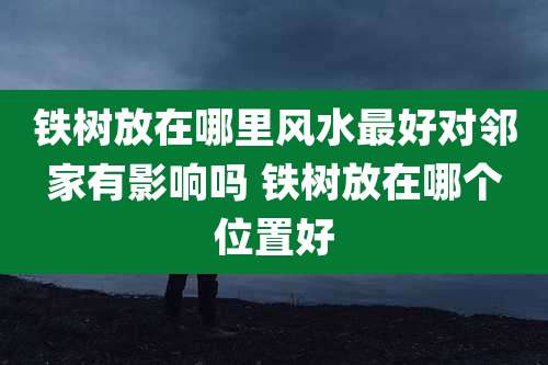 铁树放在哪里风水最好对邻家有影响吗 铁树放在哪个位置好