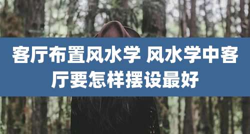 客厅布置风水学 风水学中客厅要怎样摆设最好