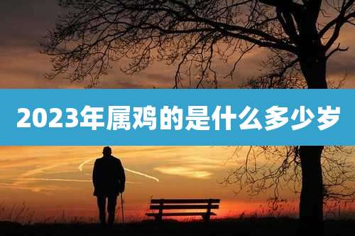 2023年属鸡的是什么多少岁