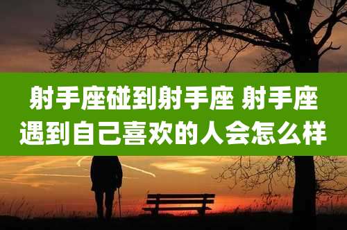 射手座碰到射手座 射手座遇到自己喜欢的人会怎么样