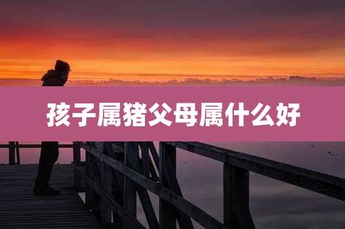 孩子属猪父母属什么好