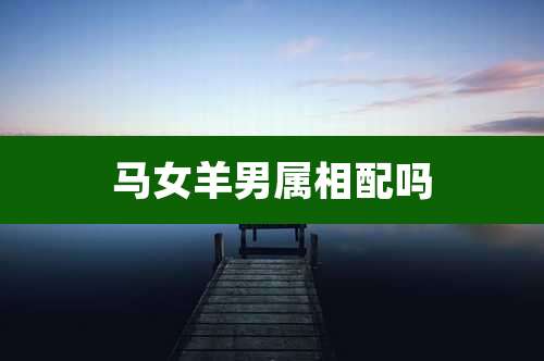 马女羊男属相配吗
