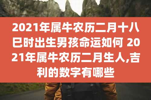 2021年属牛农历二月十八巳时出生男孩命运如何 2021年属牛农历二月生人,吉利的数字有哪些