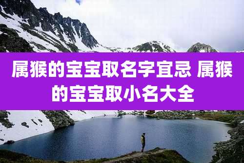 属猴的宝宝取名字宜忌 属猴的宝宝取小名大全