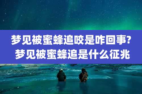 梦见被蜜蜂追咬是咋回事? 梦见被蜜蜂追是什么征兆