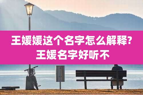 王媛媛这个名字怎么解释? 王媛名字好听不