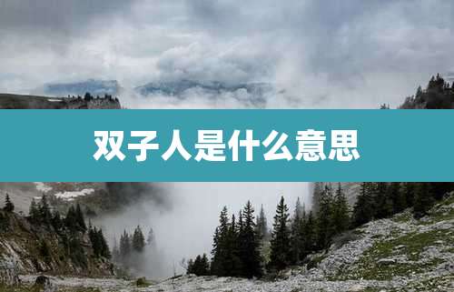 双子人是什么意思