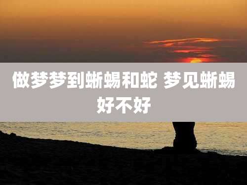 做梦梦到蜥蜴和蛇 梦见蜥蜴好不好