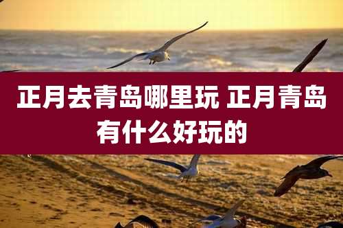 正月去青岛哪里玩 正月青岛有什么好玩的