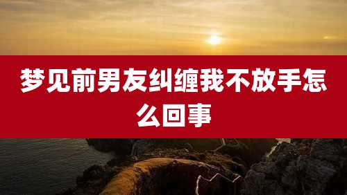 梦见前男友纠缠我不放手怎么回事