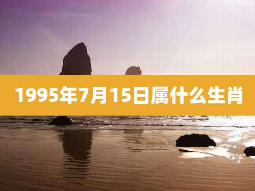 1995年7月15日属什么生肖
