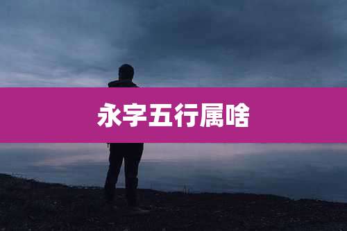 永字五行属啥