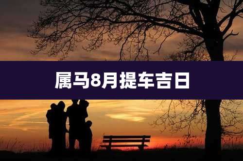 属马8月提车吉日