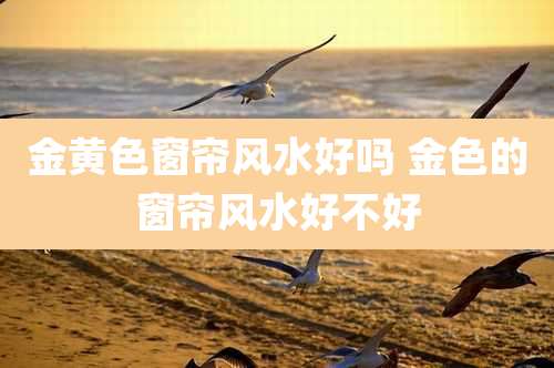 金黄色窗帘风水好吗 金色的窗帘风水好不好