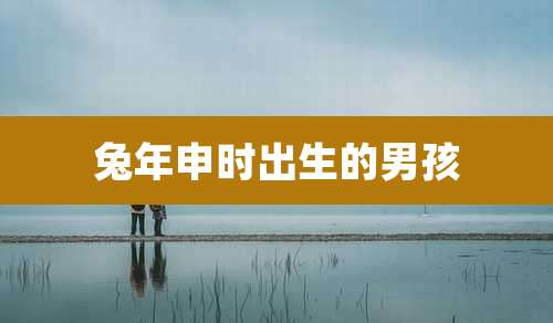 兔年申时出生的男孩