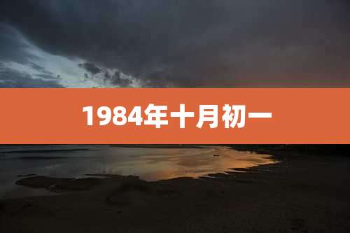 1984年十月初一