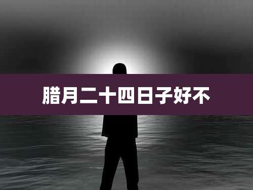腊月二十四日子好不