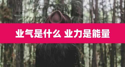 业气是什么 业力是能量