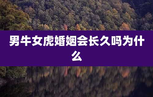 男牛女虎婚姻会长久吗为什么
