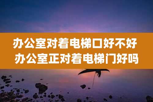 办公室对着电梯口好不好 办公室正对着电梯门好吗