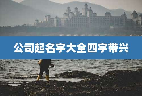公司起名字大全四字带兴