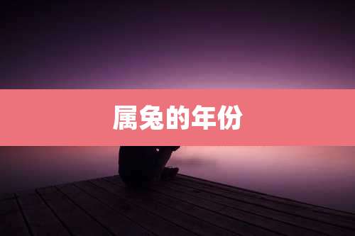 属兔的年份