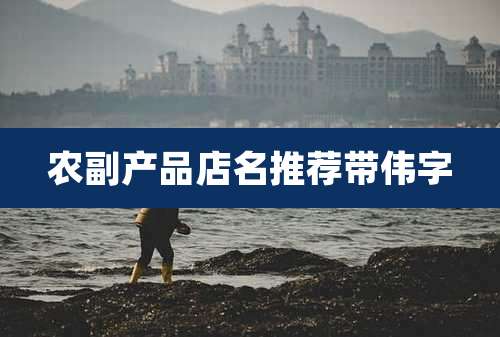 农副产品店名推荐带伟字