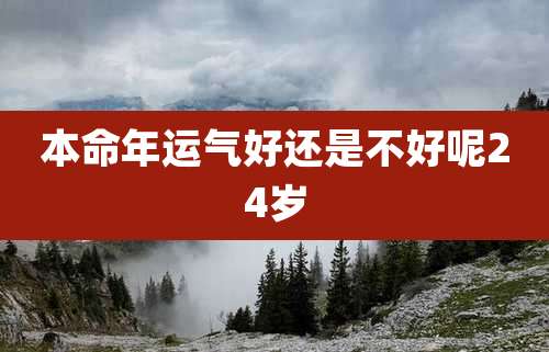 本命年运气好还是不好呢24岁