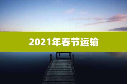 2021年春节运输