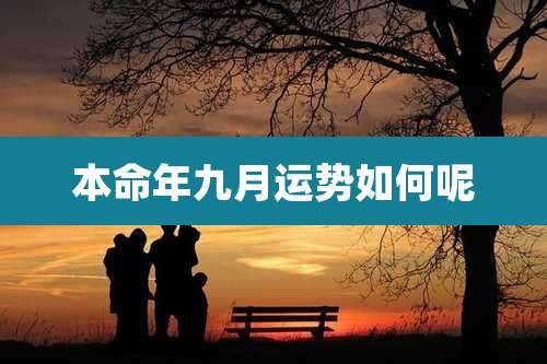 本命年九月运势如何呢