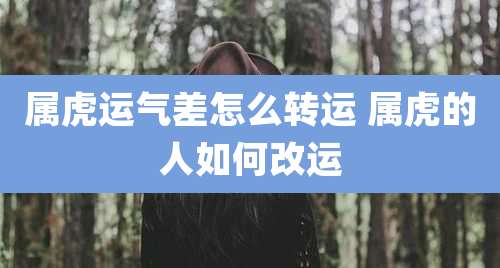 属虎运气差怎么转运 属虎的人如何改运